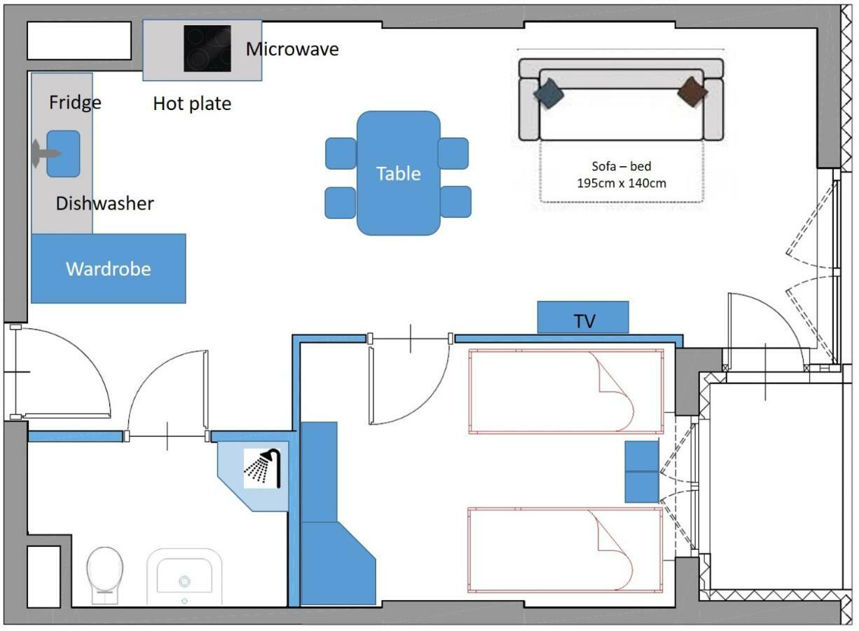 Modern Apartment In Varsavia Esterno foto